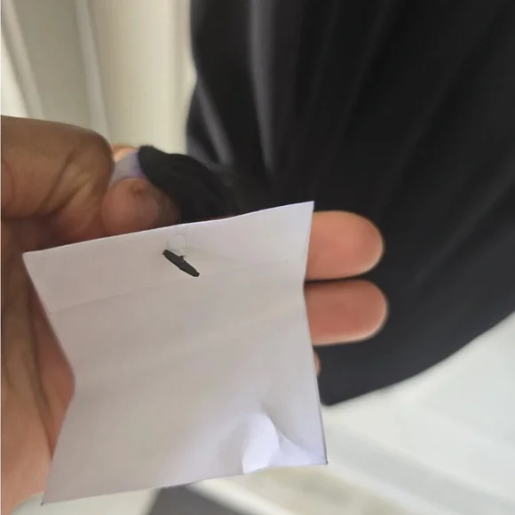 $99 Calvin Klein Black Dress 10 Women Shift Cold Shoulder Flutter Sleeve New - Picture 14 of 14